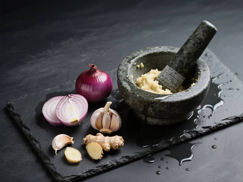 蒜姜洋葱捣碎料图片
