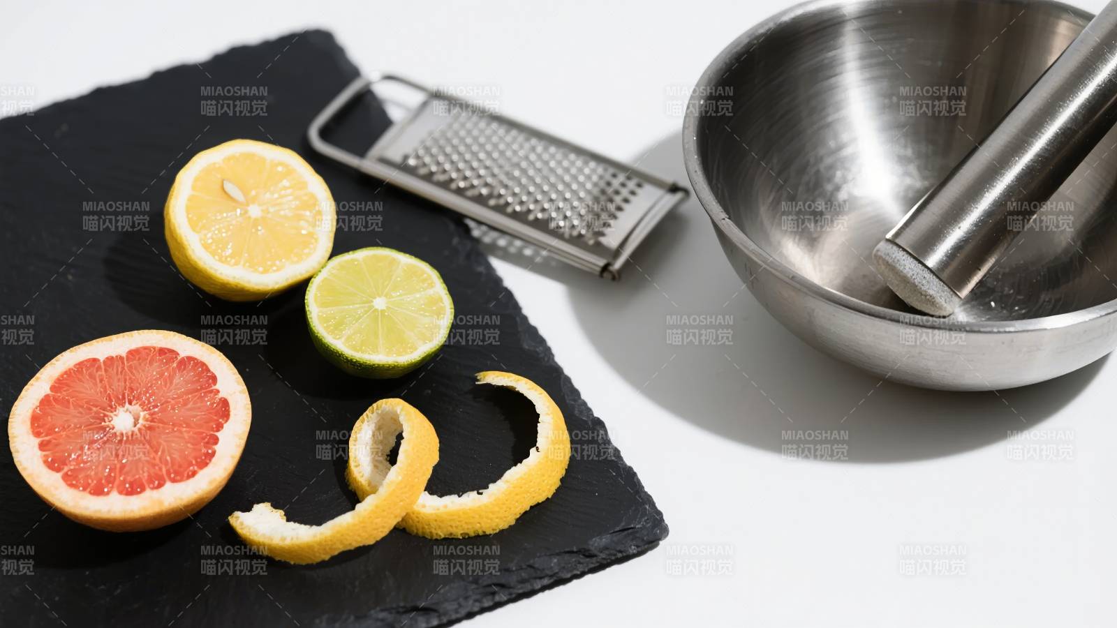 水果切片与工具图片