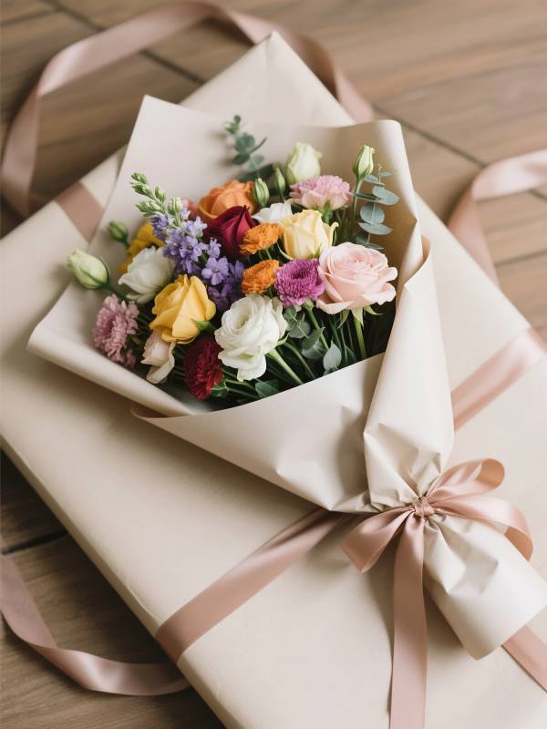 花束礼盒 温馨雅致图片
