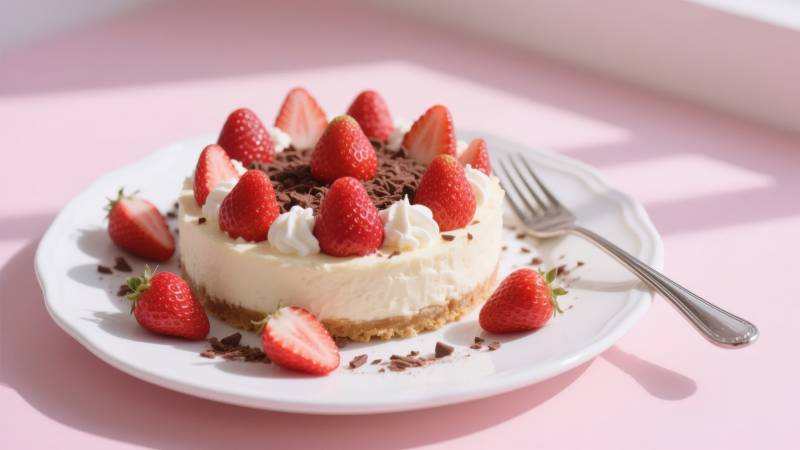 草莓奶油蛋糕图片