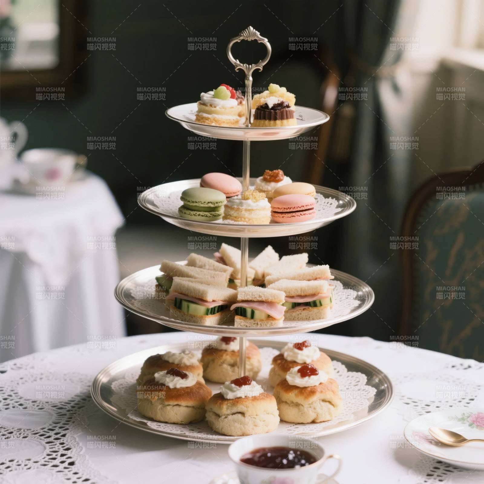 英式下午茶点心图片