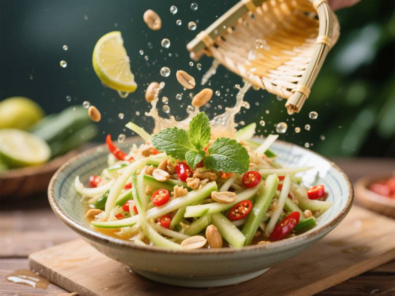 清爽夏日凉拌菜图片