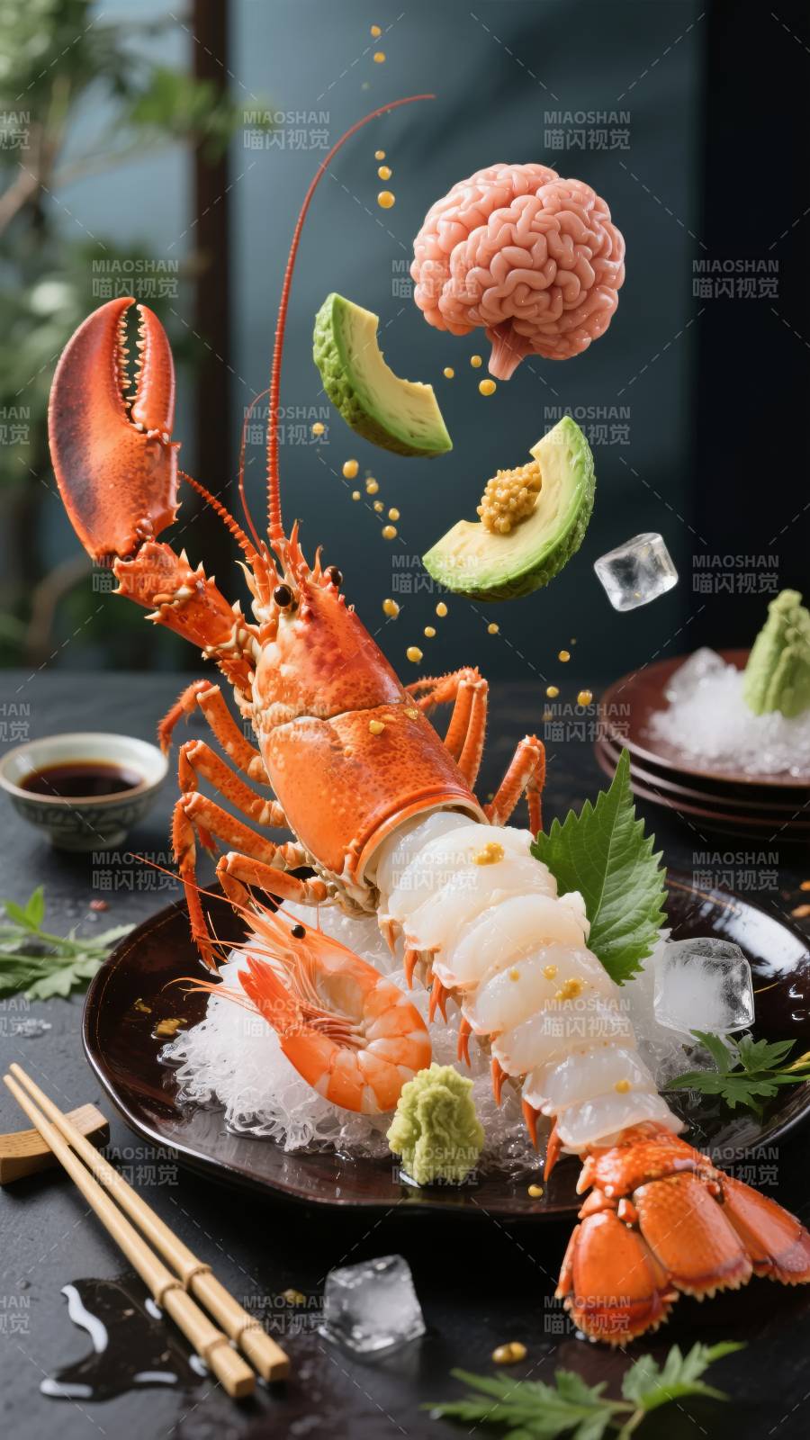 龙虾飞脑奇遇图片