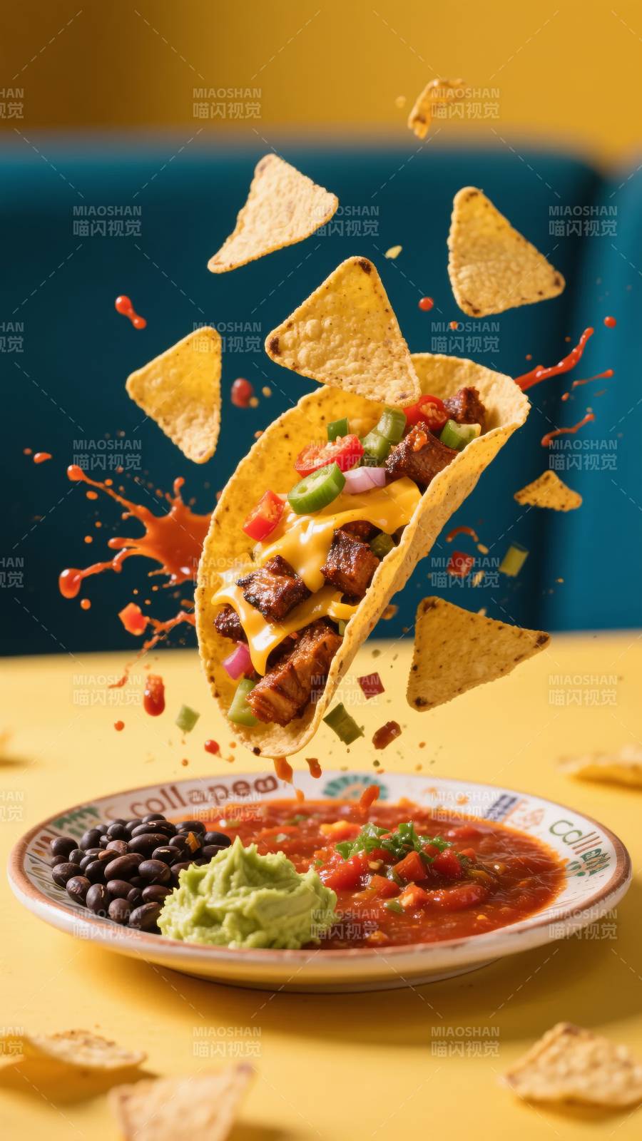 飞舞的美味塔可图片