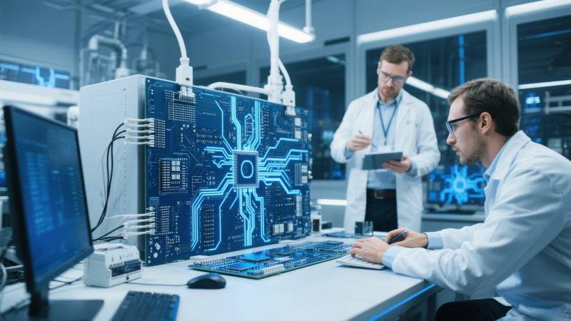 科技实验室研究场景图片