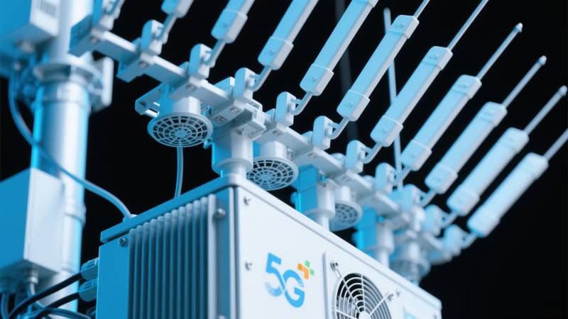 G基站设备特写图片