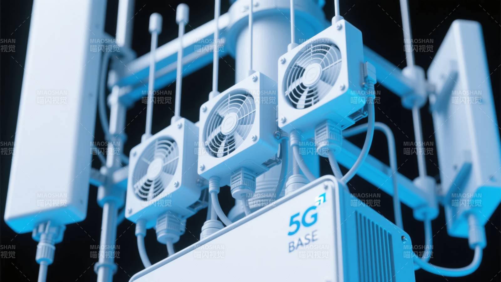 G基站设备特写图片