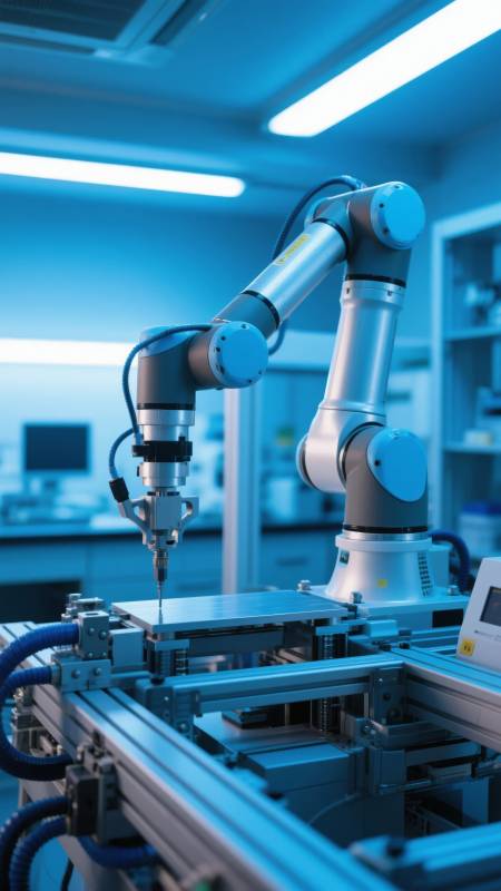 智能机械臂作业图片