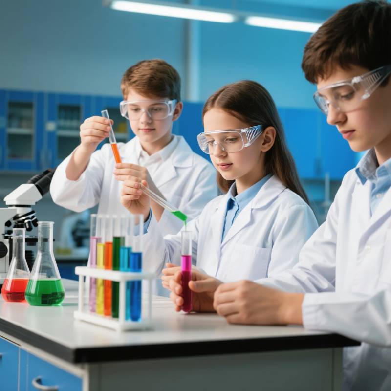 少年实验室探索图片