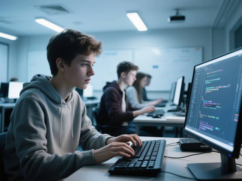 编程学习现场图片