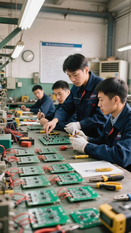 电子组装车间图片