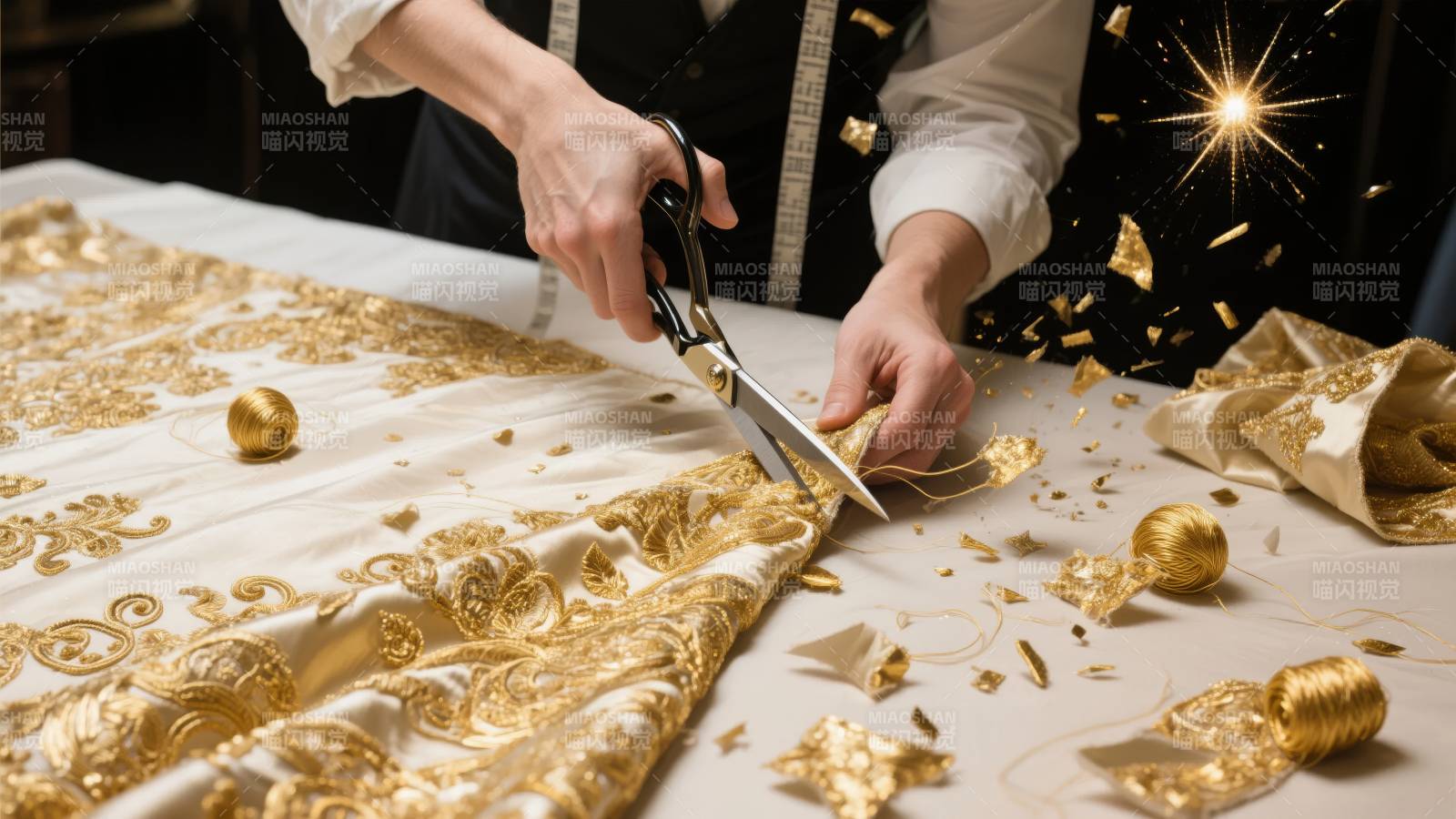 金线织梦 剪裁华章图片