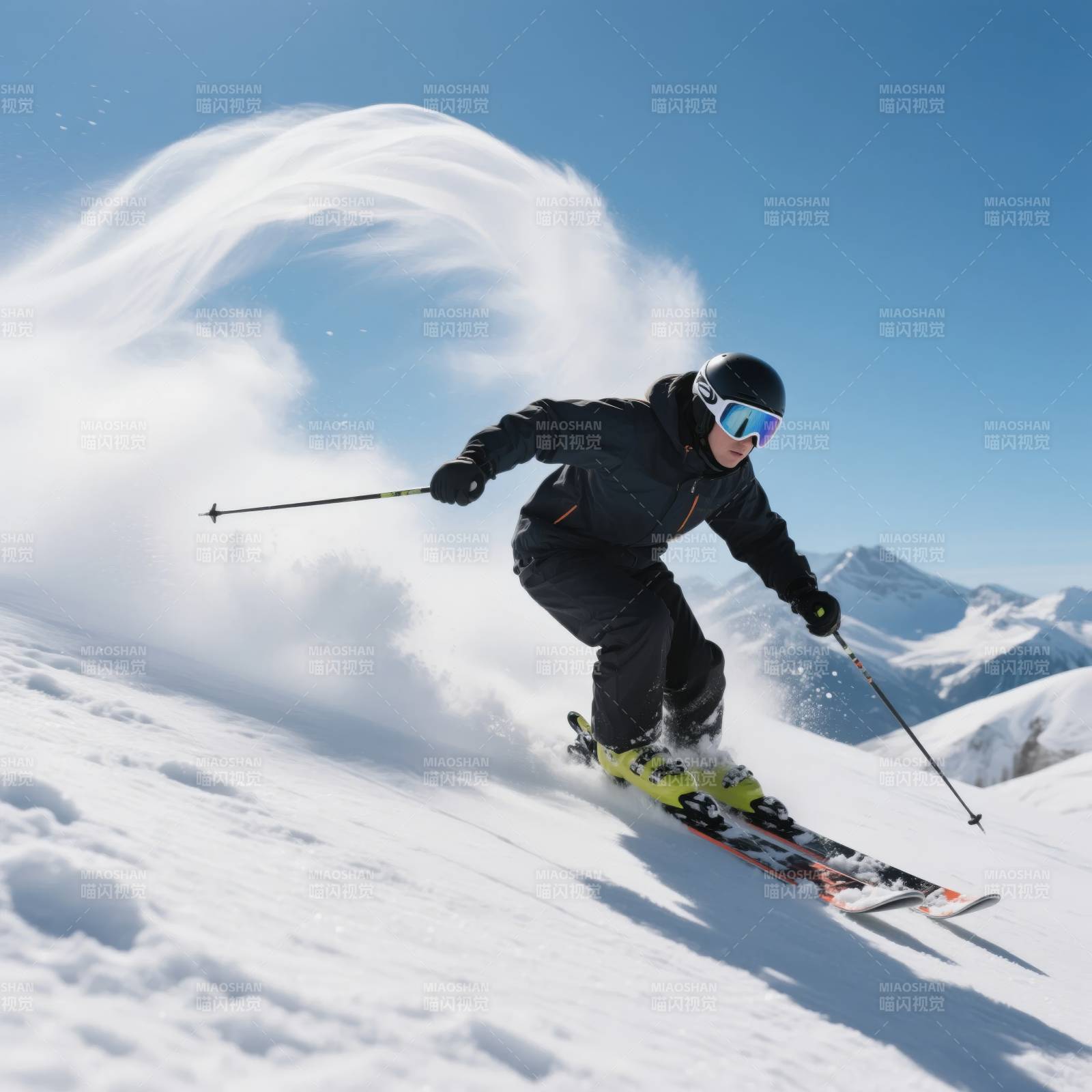 雪地疾驰 尽享滑雪乐趣图片