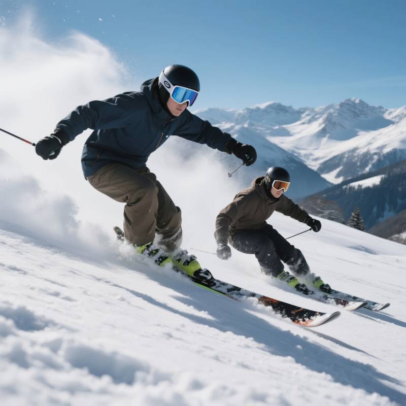 雪上疾驰 尽享滑雪乐趣图片