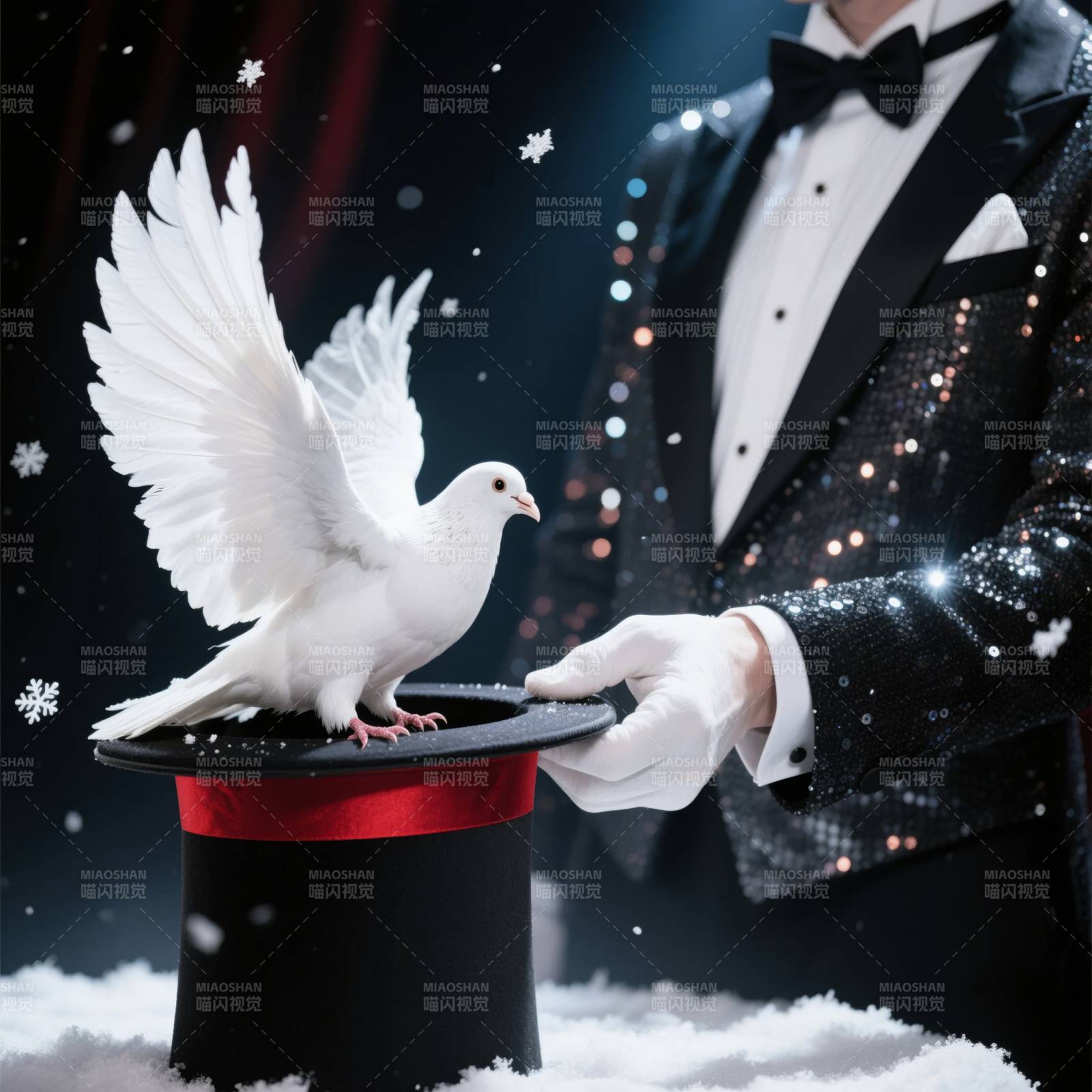 魔术师与白鸽图片