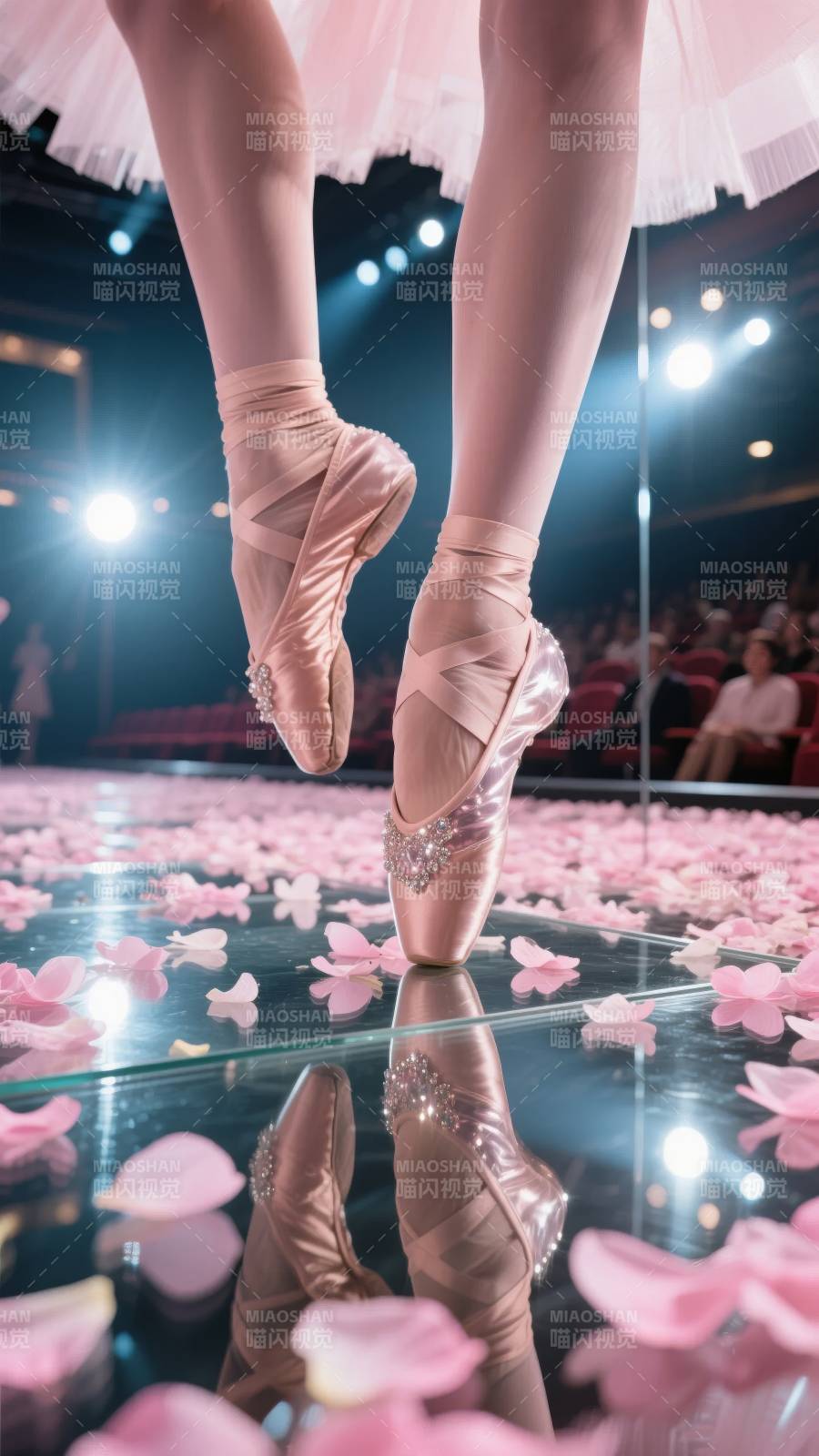 芭蕾舞者足尖绽放图片