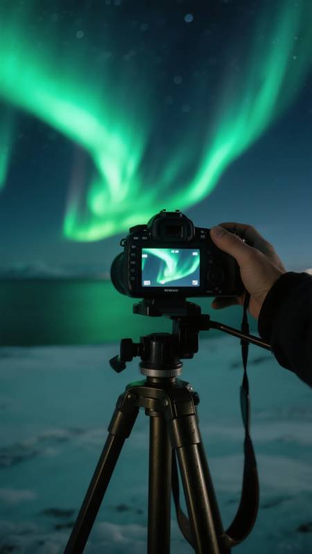 极光摄影瞬间图片