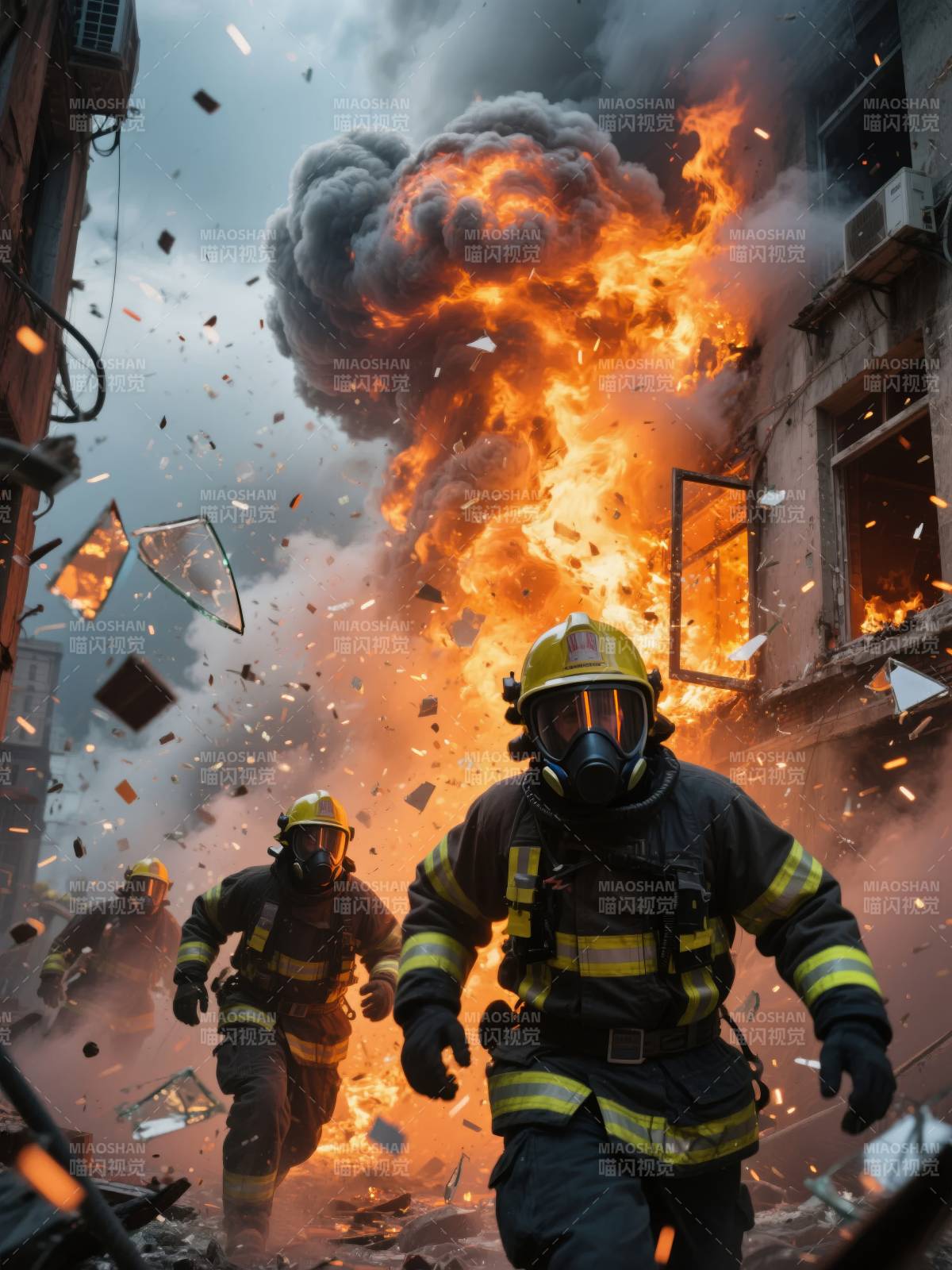 烈火中的逆行者图片