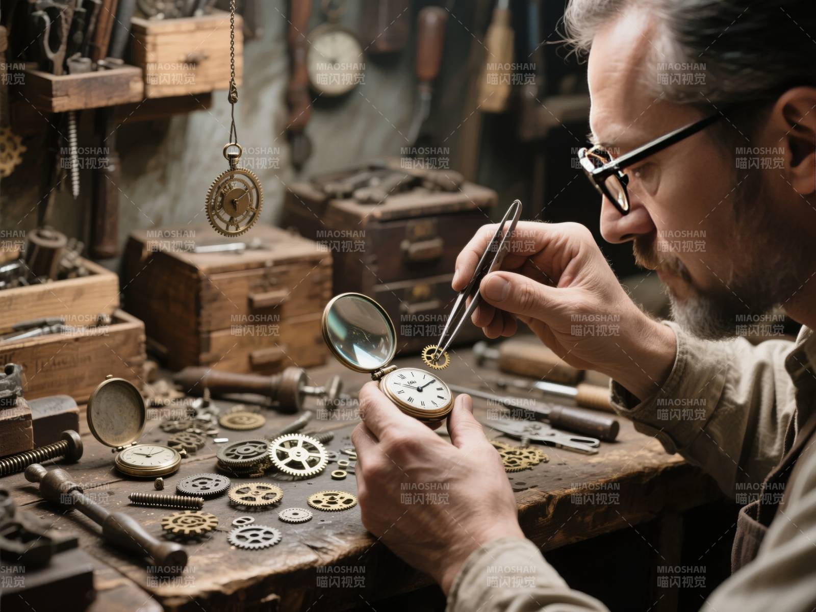 钟表匠的精密世界图片