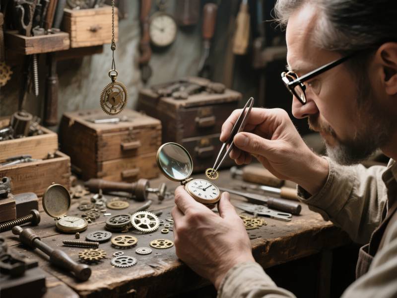 钟表匠的精密世界图片