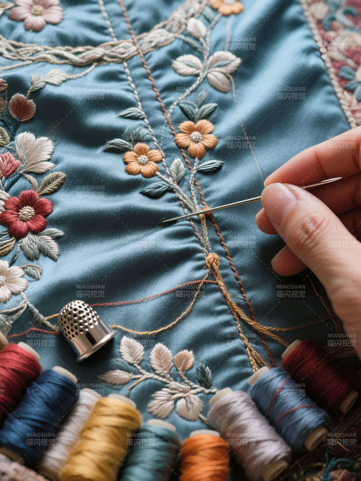刺绣艺术之美图片
