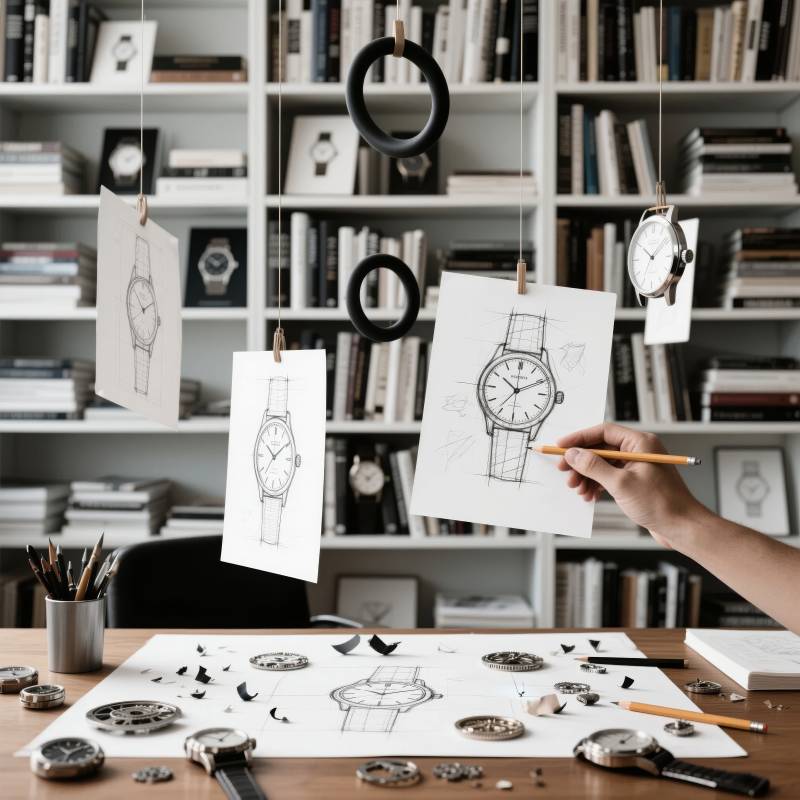 手表设计手稿图片