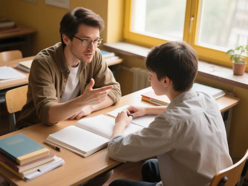 师生课堂交流图片