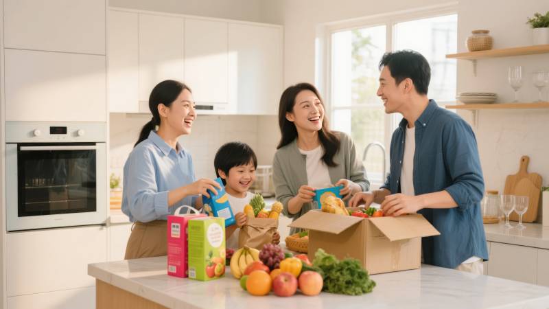 幸福家庭厨房时光图片