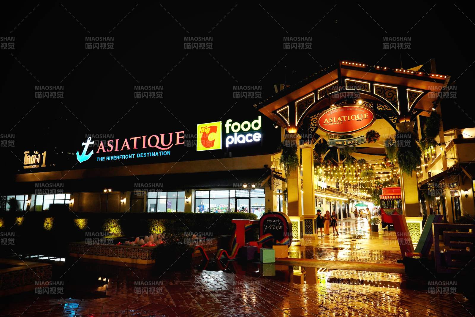 泰国夜游Asiatique美食街图片