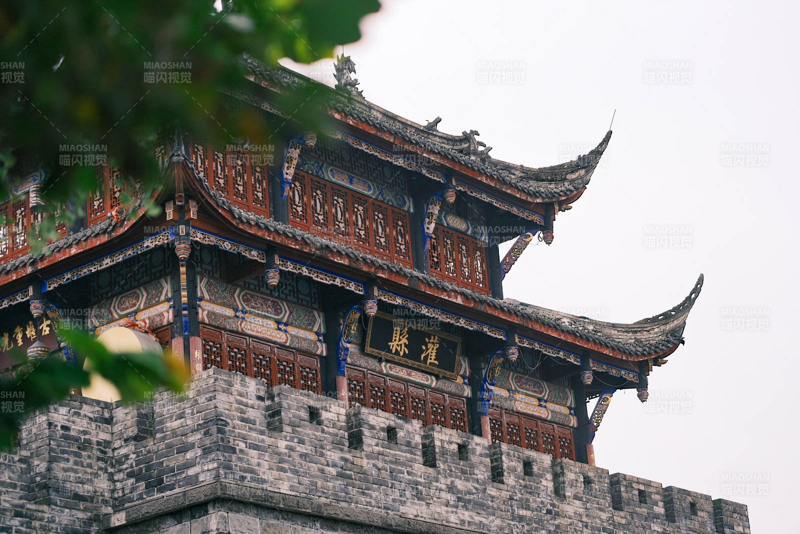 古建筑城楼风光图片