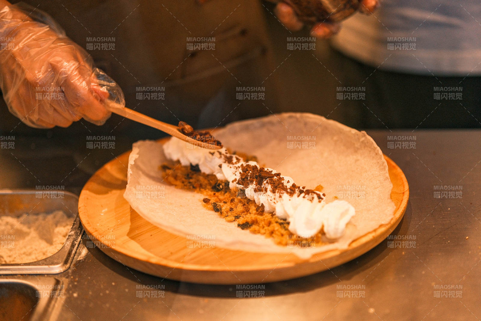 制作可丽饼图片