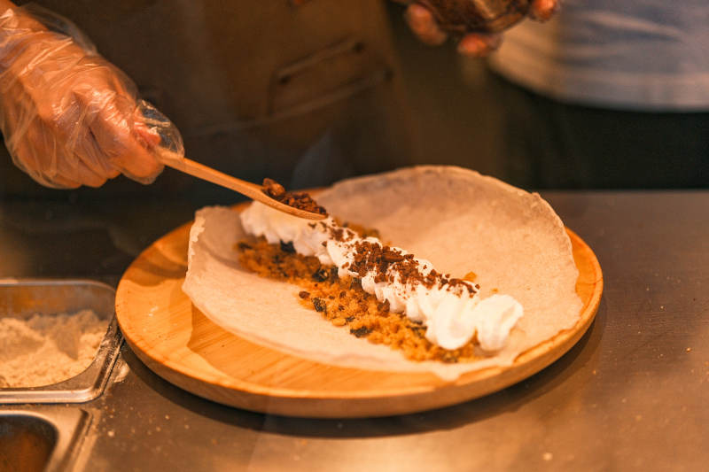 制作可丽饼图片