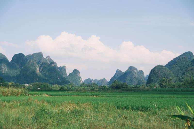 喀斯特田园风光图片