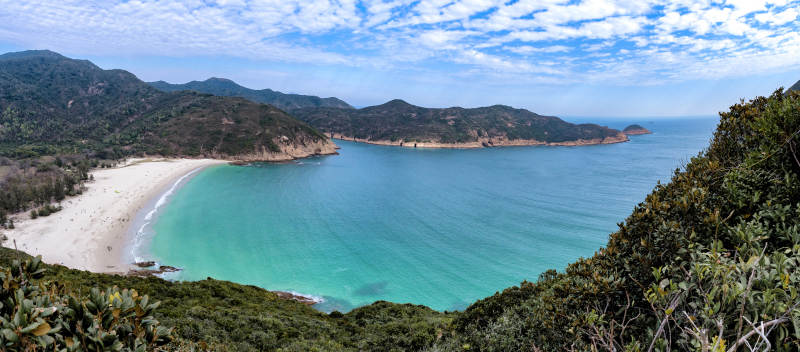 香港浪茄湾海边风光图片