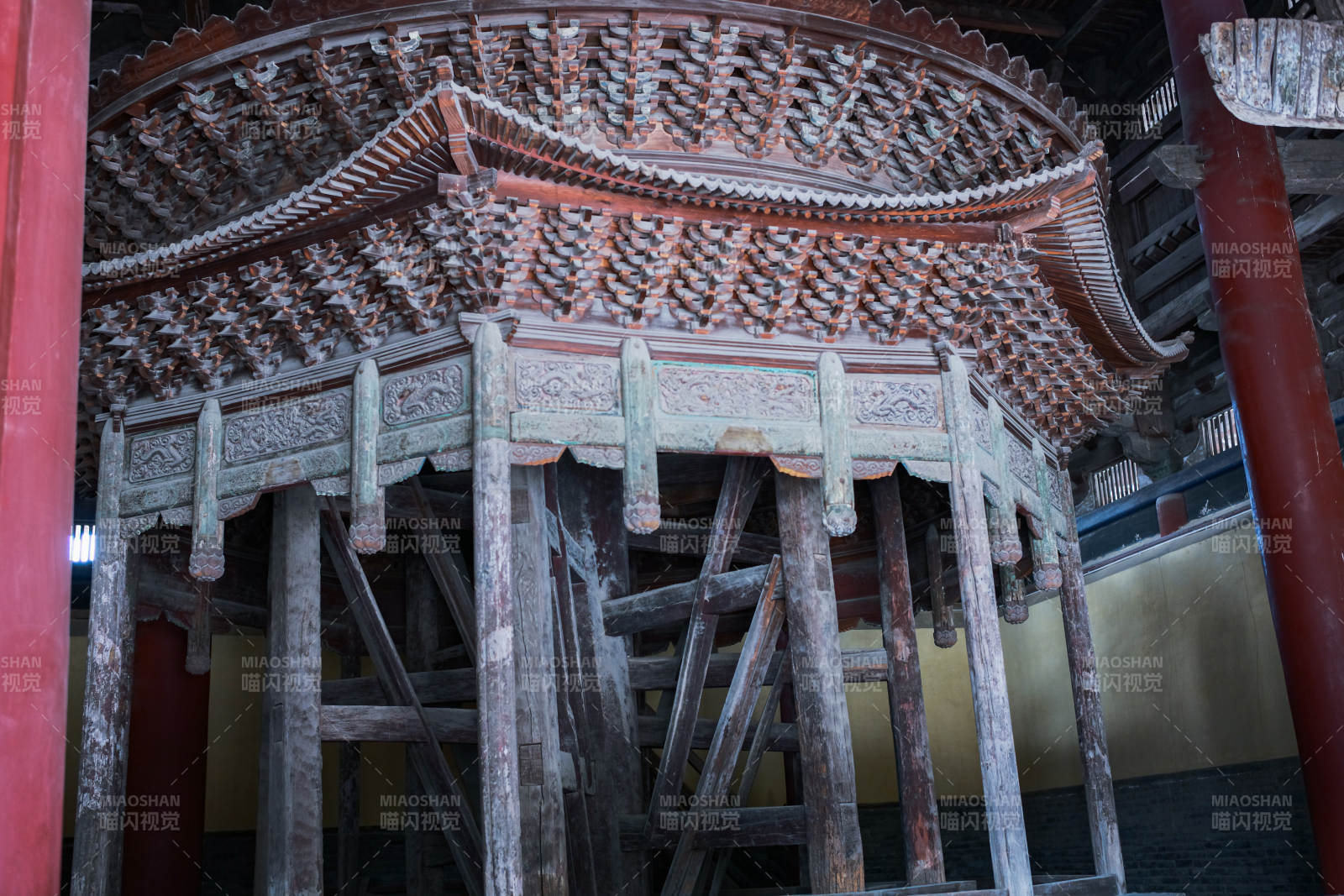 正定隆兴寺 古建筑内部结构图片