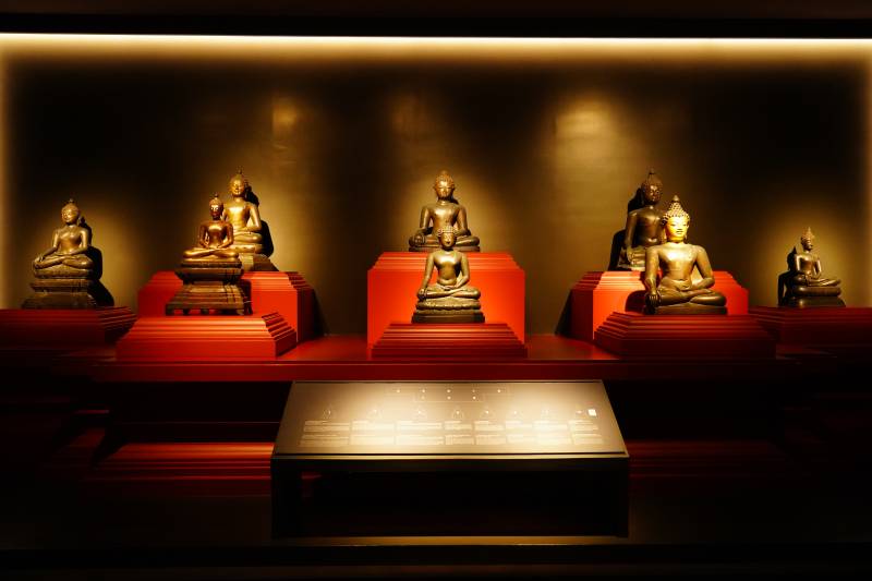 泰国博物馆佛像陈列展图片