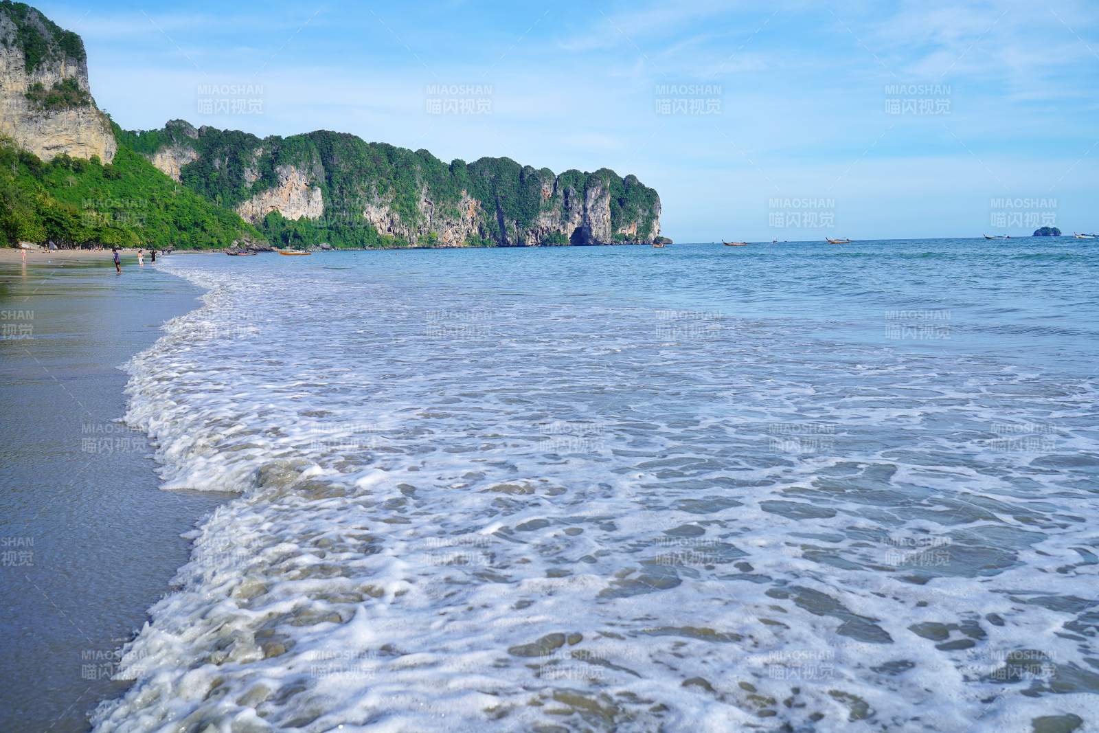 碧海蓝天 沙滩如画图片