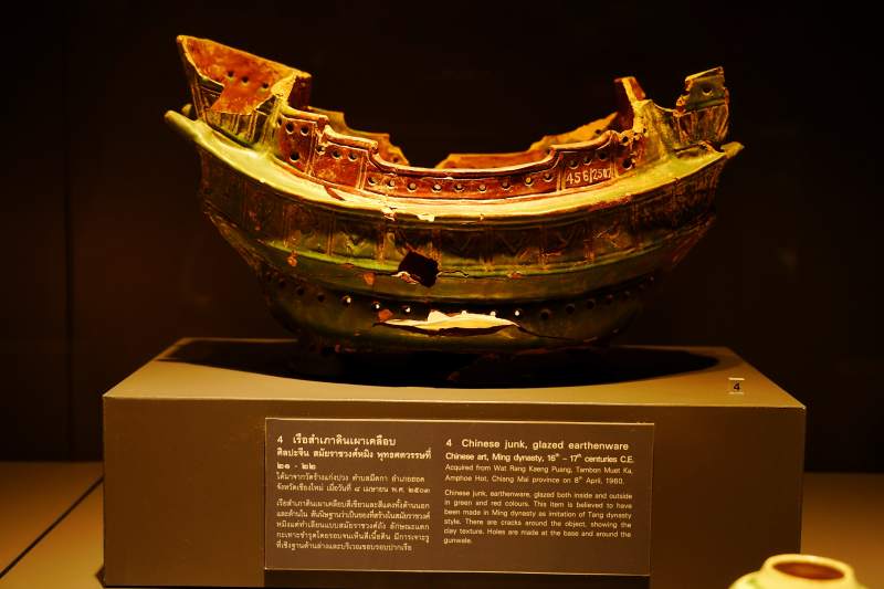 古船模型展柜图片