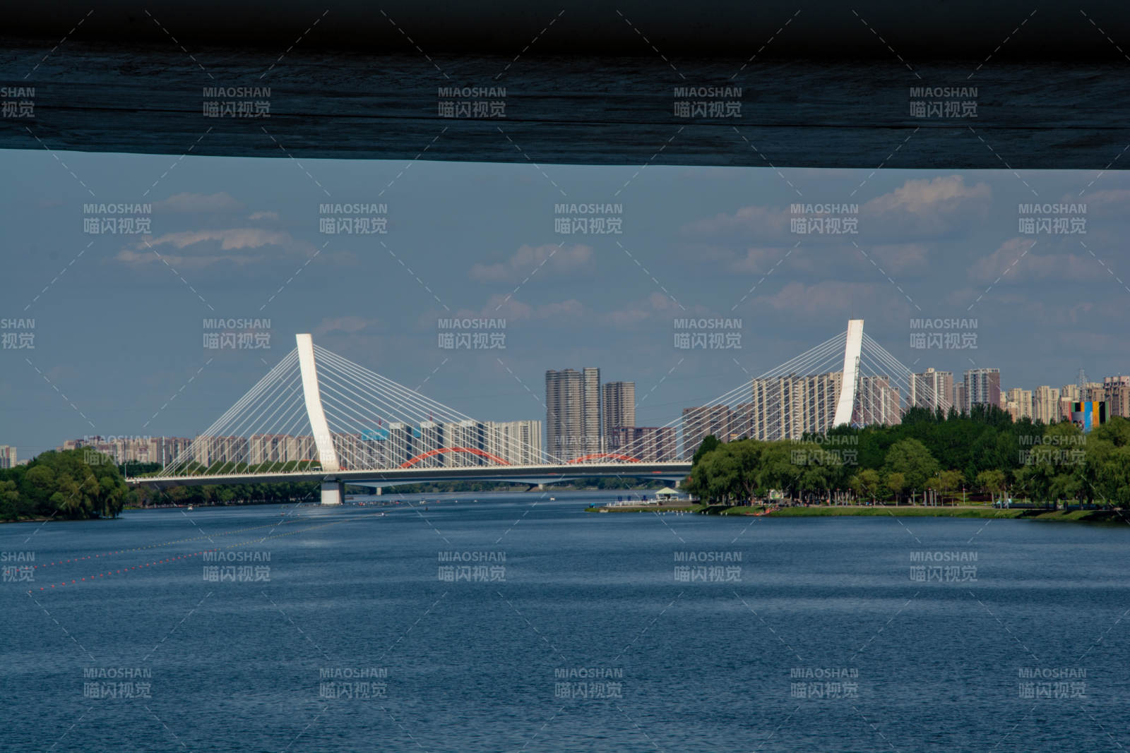 沈阳跨河大桥富民桥图片