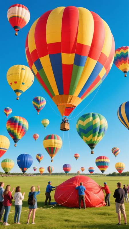 热气球节盛景图片