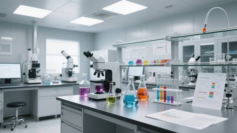 现代实验室场景图片