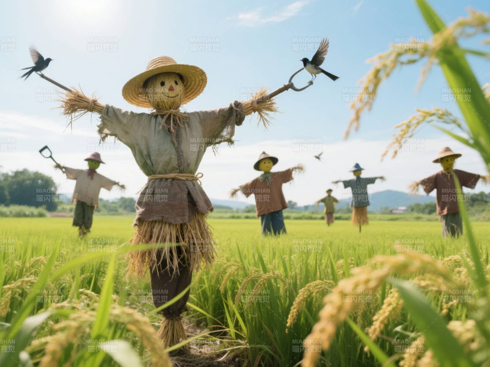 稻田守望者图片