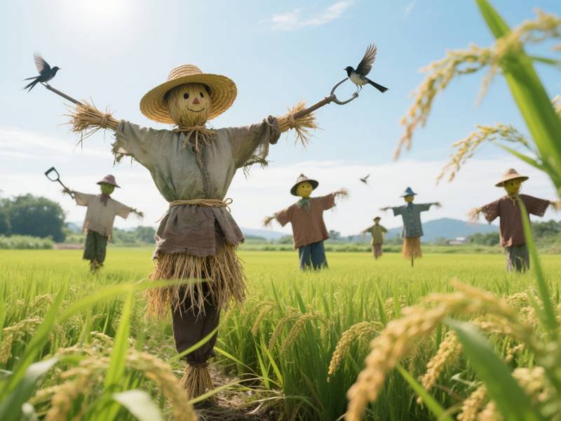 稻田守望者图片