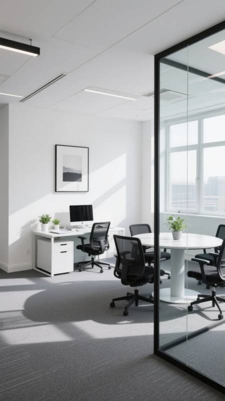 现代简约办公室图片