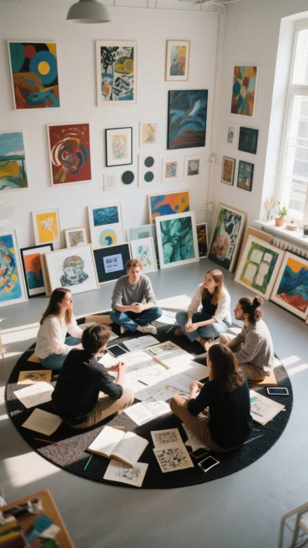 艺术课堂共学时光图片