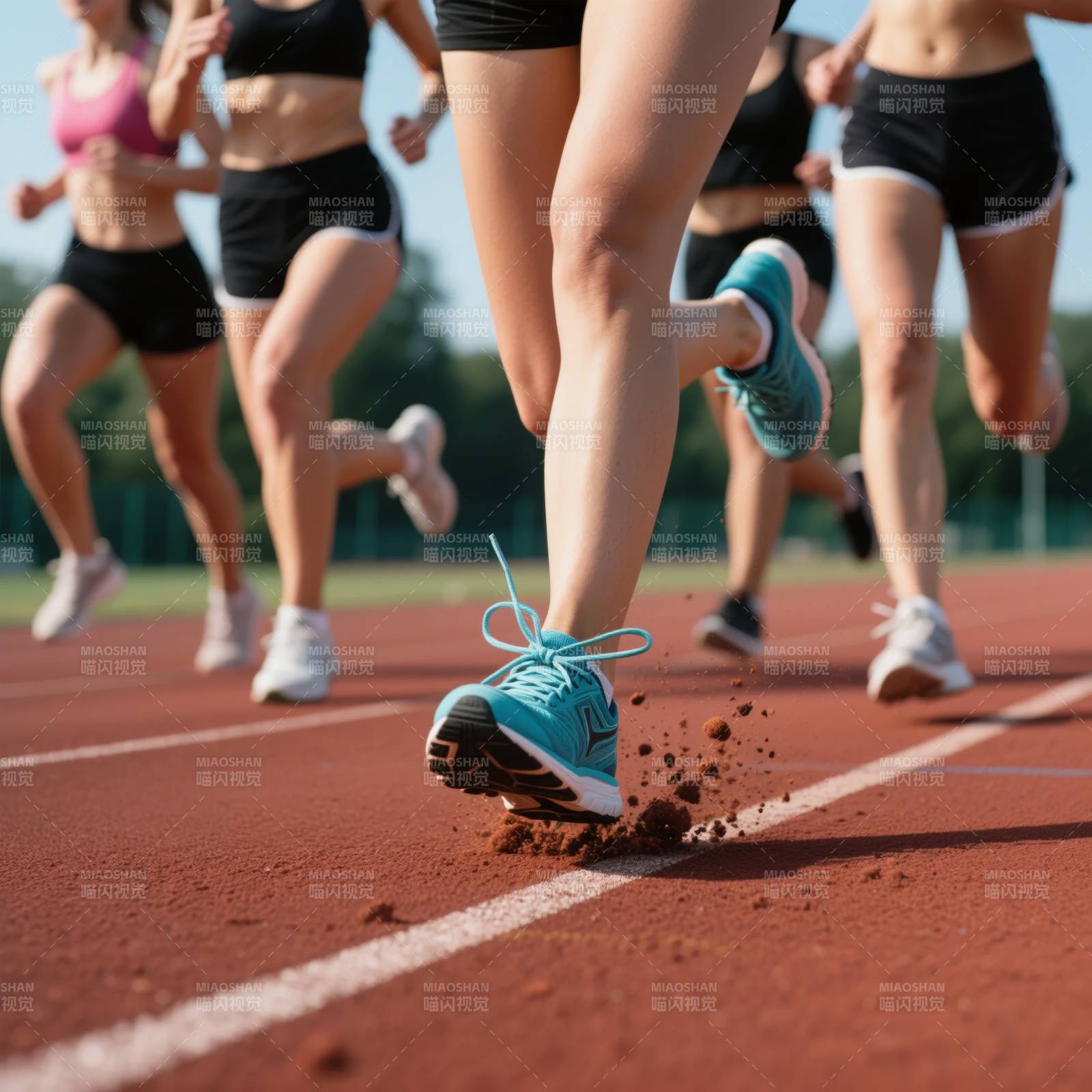 赛道飞驰 奋力奔跑图片
