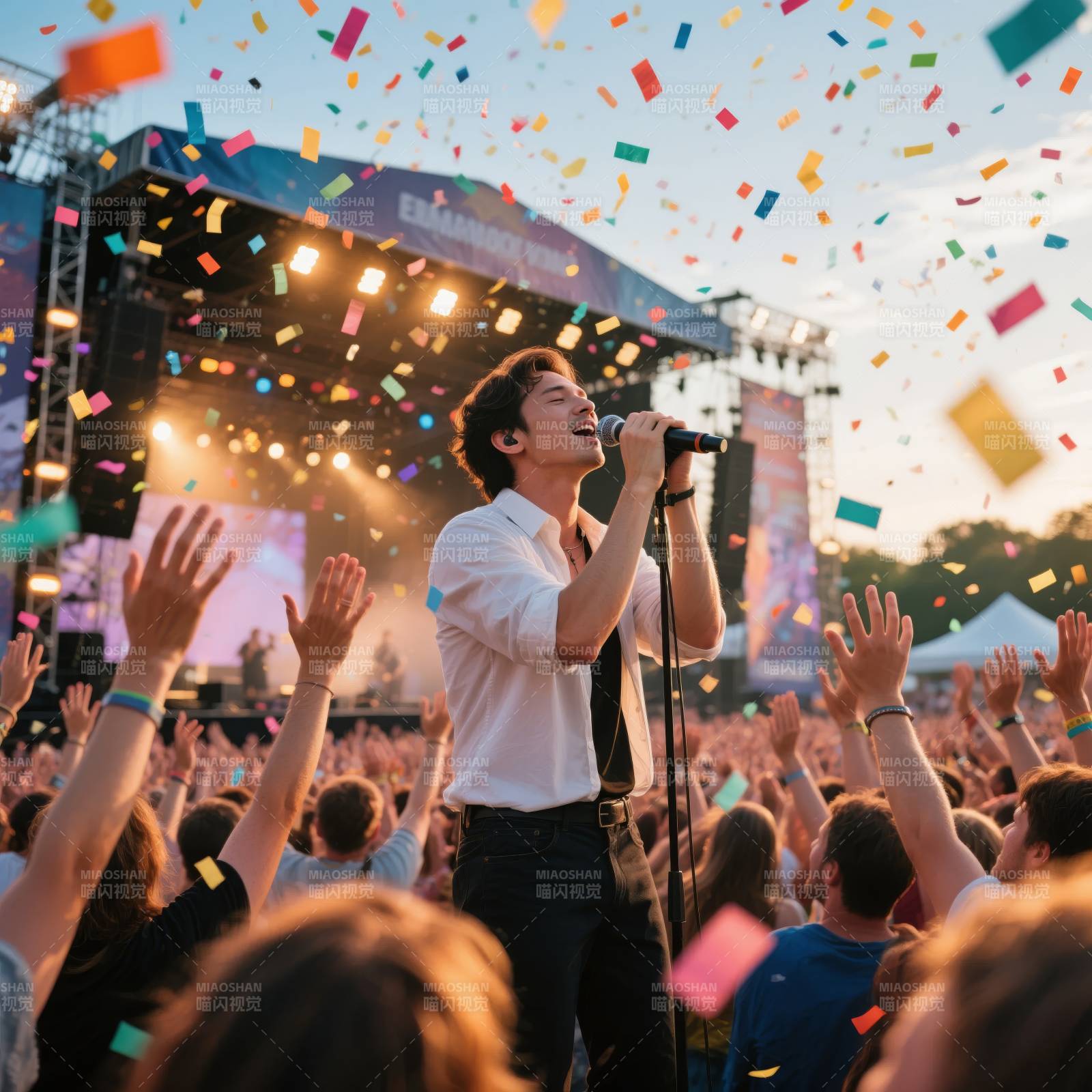 演唱会狂欢时刻图片