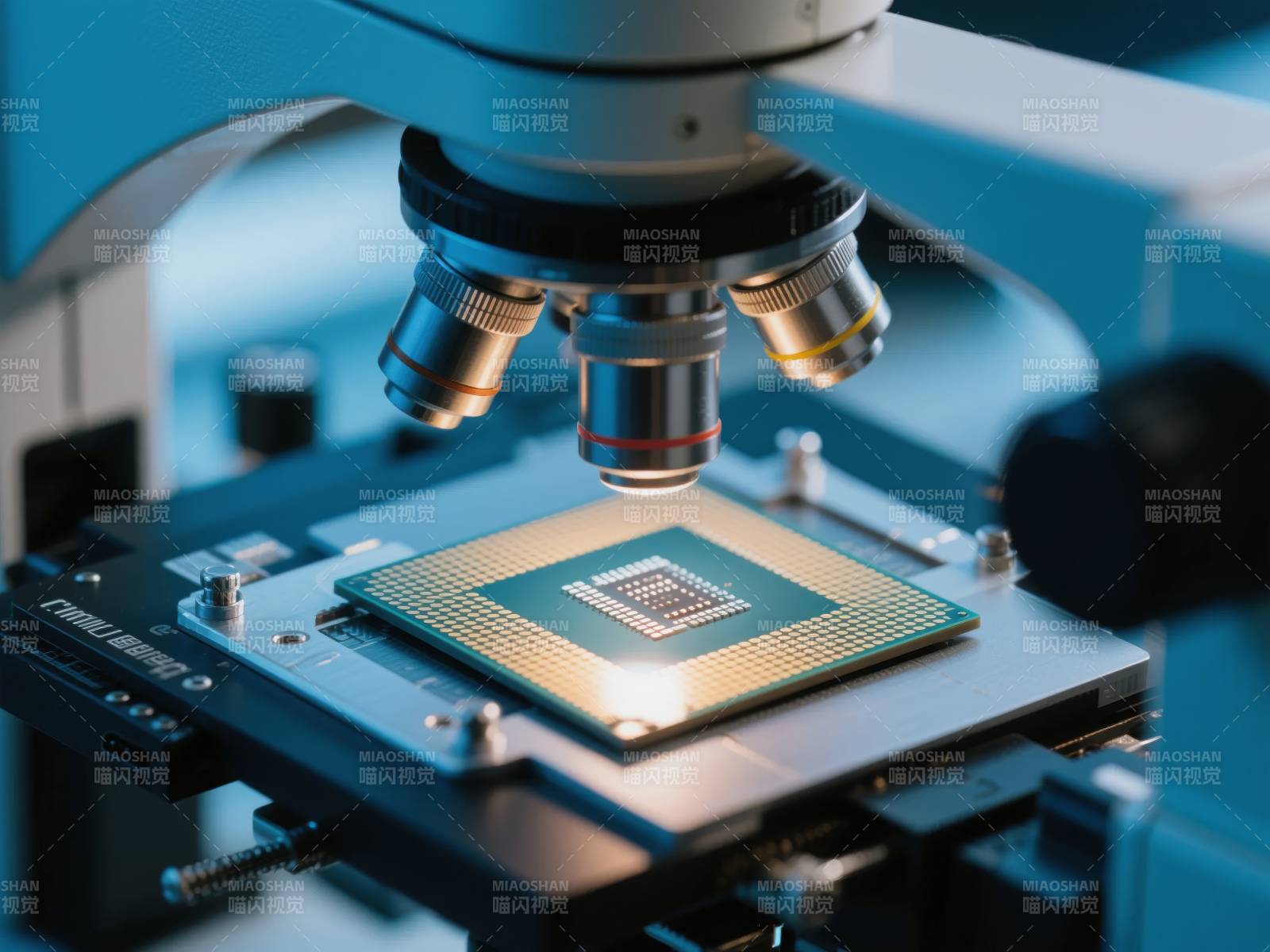 芯片显微检测图片