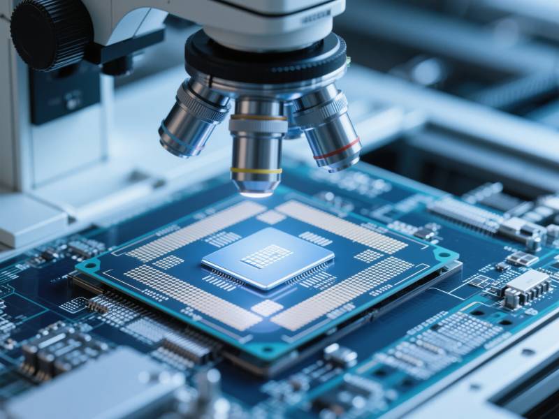 芯片显微观察图片