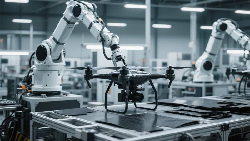 无人机自动化生产图片